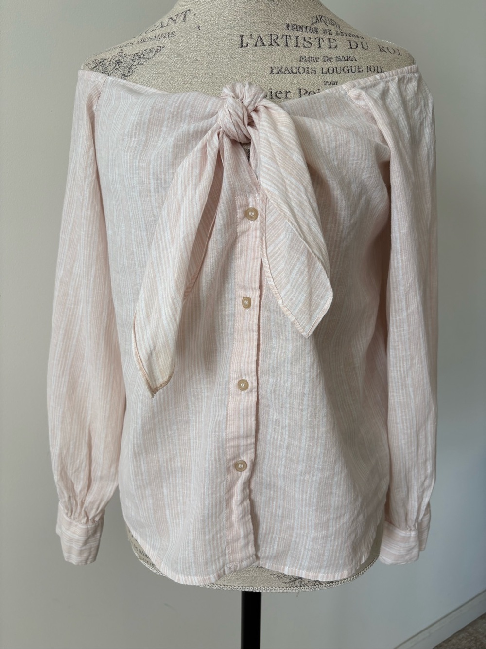 Free People Off-Shoulder Striped Top